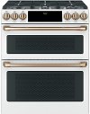 C2S950P4MW2 Cafe Dual-Fuel Double Oven Range - 7.0 cu. ft. White
