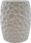 Clearance 18 Inch White Ceramic Stool