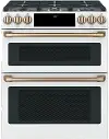 CGS750P4MW2 Cafe 7 cu ft Double Oven Gas Range - White