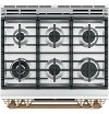 CGS750P4MW2 Cafe Double Oven Gas Range - 7.0 cu. ft. White-5