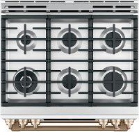 CGS750P4MW2 Cafe Double Oven Gas Range - 7.0 cu. ft. White-5