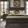 Rustic Gray 4 Piece Queen Bedroom Set - Thornwood Hills