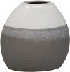 9 Inch Multi Gray Ceramic Vase