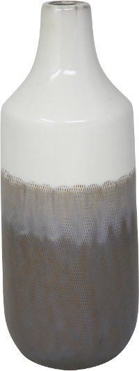 16 Inch Multi Gray Ceramic Vase