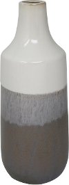 14 Inch Multi Gray Ceramic Vase