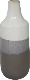 14 Inch Multi Gray Ceramic Vase