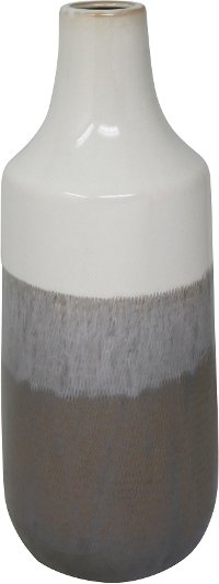 14 Inch Multi Gray Ceramic Vase