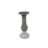 11 Inch Speckled Black Candle Holder