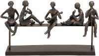 Band of Figurines Sculpture