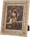 Clearance Wooden Picture Frame with Beaded Detail
