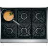 C2Y366P3MD1 Café Dual Fuel Range - 5.7 cu. ft. Black Matte -3