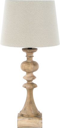 Magnolia Home Furniture Wood Primitive Table Lamp