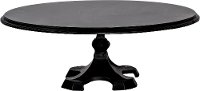 Magnolia Home Furniture 11 Inch Black Wooden Cake Stand