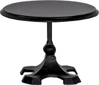Magnolia Home Furniture 10 Inch Black Wooden Cake Stand