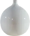Magnolia Home Furniture Ivory Ceramic Squat Vase