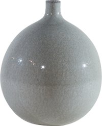 Magnolia Home Furniture Gray Ceramic Squat Vase
