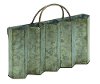 Magnolia Home Furniture Metal Corrugated Caddy with Handle
