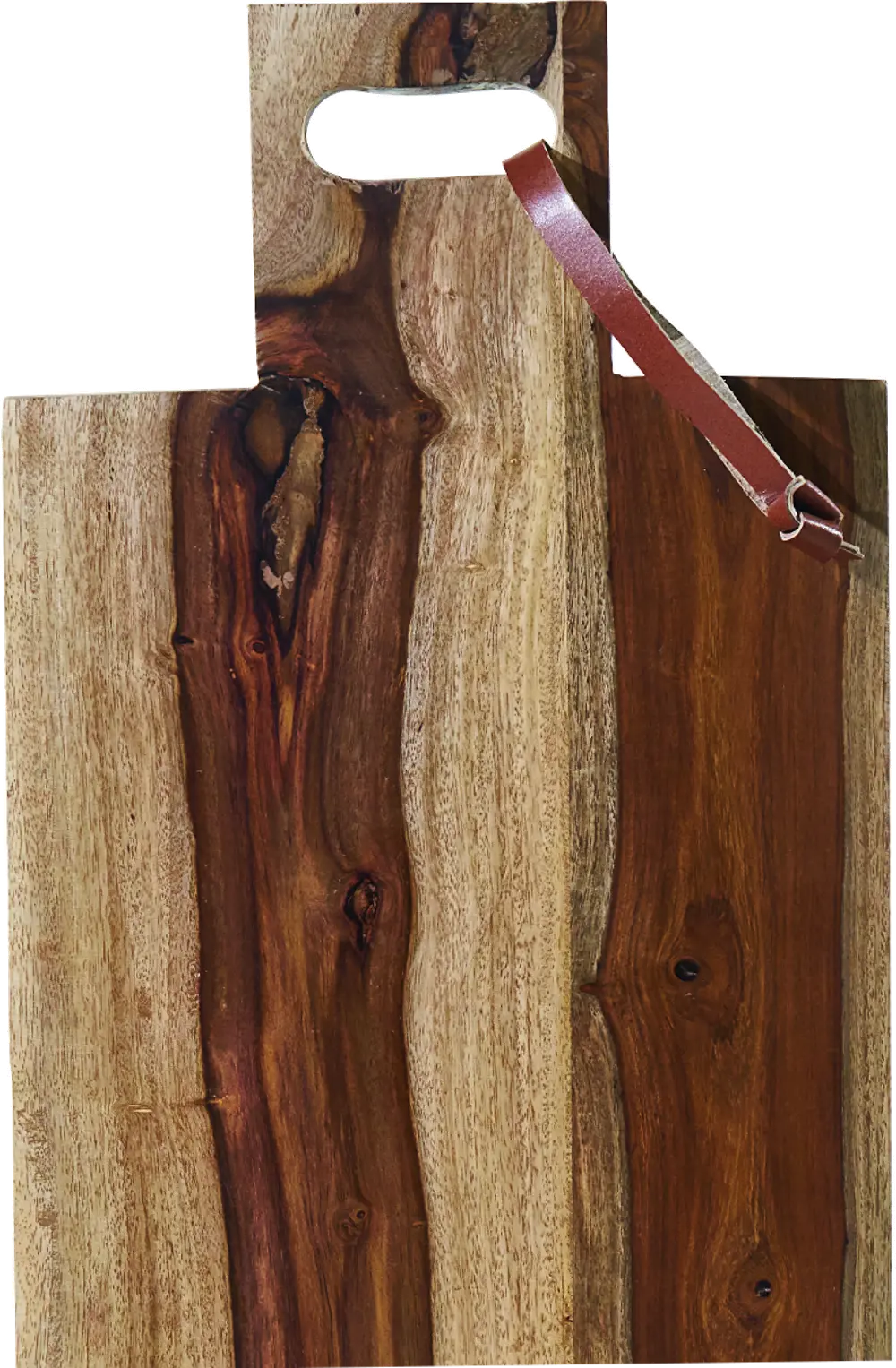 Magnolia Home Furniture Square Sheesham Wood Cutting Board-1