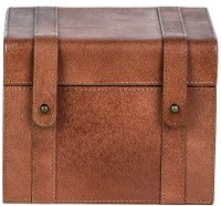 Magnolia Home Furniture 6 Inch Saddle Leather Recipe Box