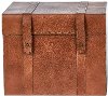 Magnolia Home Furniture 10 Inch Saddle Leather Recipe Box