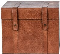 Magnolia Home Furniture 10 Inch Saddle Leather Recipe Box