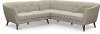 Light Gray Sectional Sofa with Corner Sofa - Avery