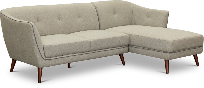barcelona sofa bed sectional with chaise light gray