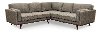 Gray 2 Piece Sectional Sofa with LAF Loveseat - Camden