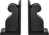 Magnolia Home Furniture Black Wood Lore Corbel Bookend Pair