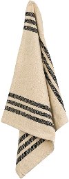 Clearance Magnolia Home Furniture Cotton Table Runner Triple Black Stripe