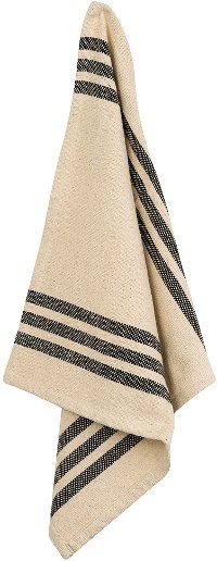 Magnolia Home Furniture Cotton Table Runner Triple Black Stripe