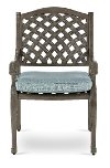 Gray Metal Patio Dining Chair - Macan