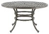 Gray Metal Round Patio Table - Macan