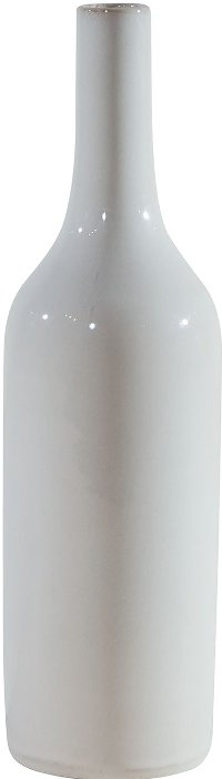 Magnolia Home Furniture 11 Inch Ivory Slim Ceramic Vase