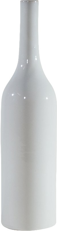 Magnolia Home Furniture 16 Inch Ivory Slim Ceramic Vase