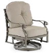 Macan High Back Patio Dining Swivel Rocker