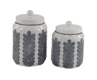 10 Inch Ceramic Lidded Jar