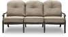 Gray High Back Patio Sofa - Macan