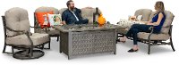 Gray High Back Patio Sofa - Macan-2