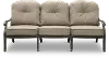 Macan Gray High Back Patio Sofa