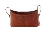 Real Leather Magazine Holder with Handles