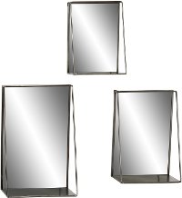 16 Inch Metal Wall Mirror
