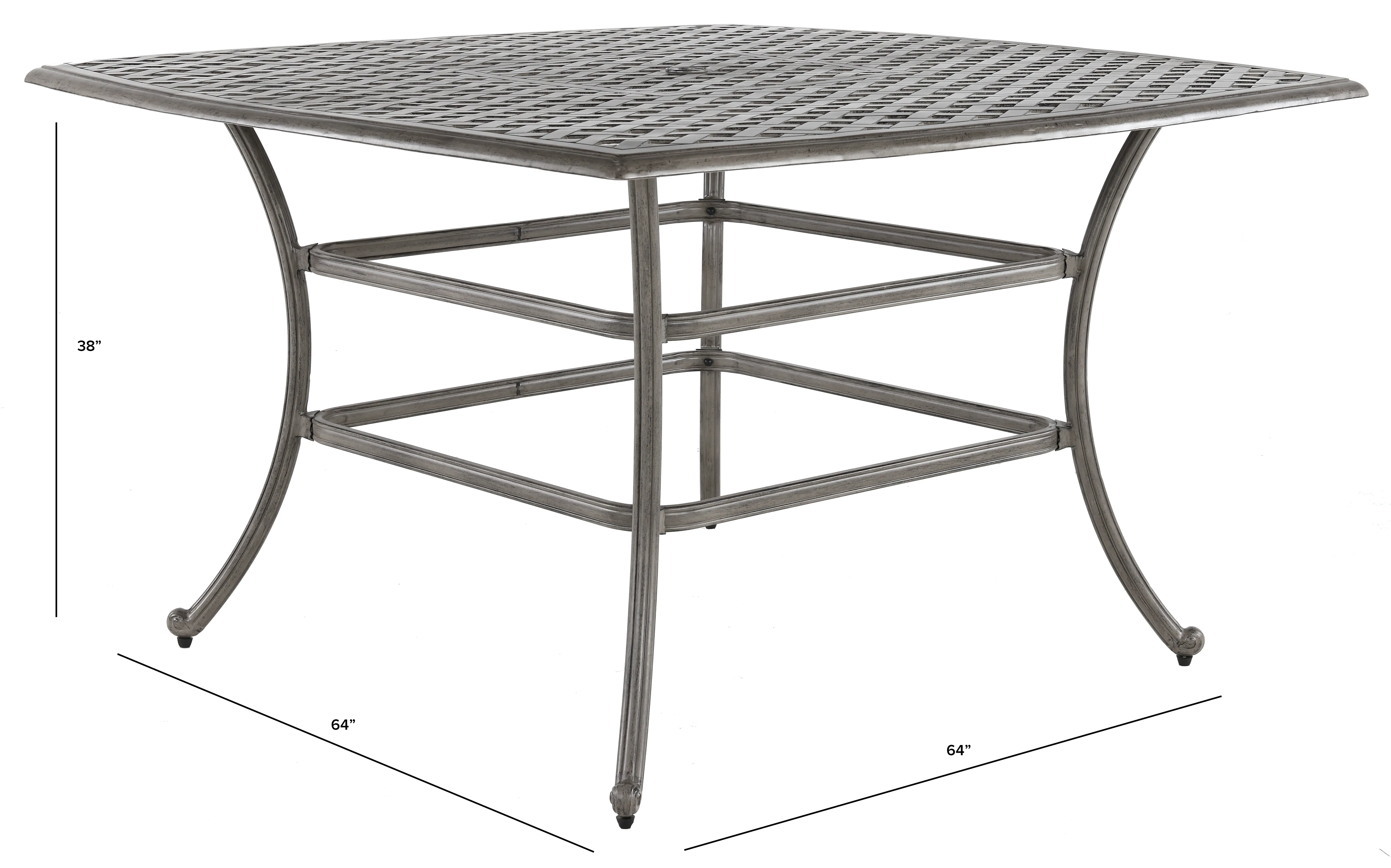 Macan Cast Metal Bar Height Patio Table-2