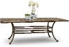 Traditional Light Brown Patio Dining Table - Castle Rock