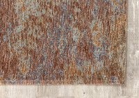 5 x 8 Medium Distressed Beige and Red Area Rug - Cathedral-5
