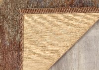 5 x 8 Medium Distressed Beige and Red Area Rug - Cathedral-6