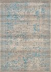 5 x 8 Medium Distressed Gray and Blue Rug - Parlour