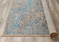 5 x 8 Medium Distressed Gray and Blue Rug - Parlour-5