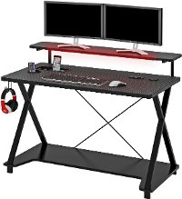 Black Gaming Desk - Z Line Series-2