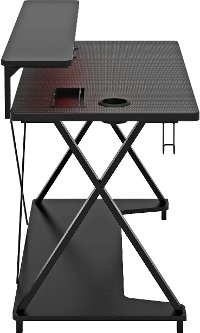 Black Gaming Desk - Z Line Series-4